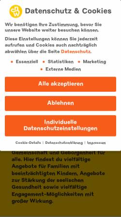 Vorschau der mobilen Webseite www.nestwaerme.de, nestwärme e.V. Deutschland