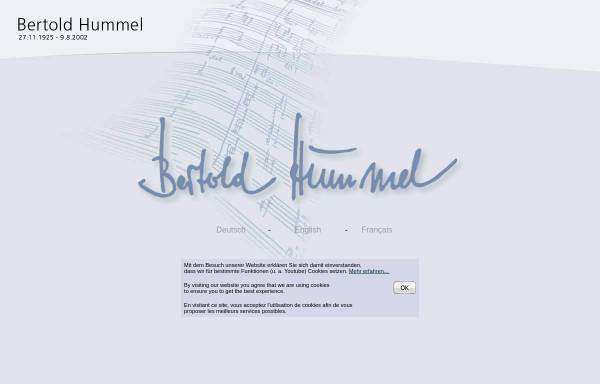 Vorschau von www.bertoldhummel.de, Bertold Hummel