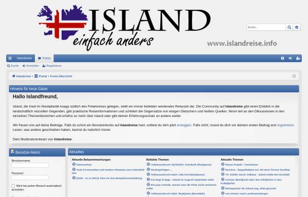 Vorschau von www.islandreise.info, Island - einfach anders
