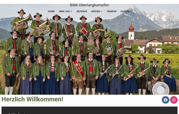 Vorschau von www.bmk-oberlangkampfen.at, Bundesmusikkapelle Oberlangkampfen