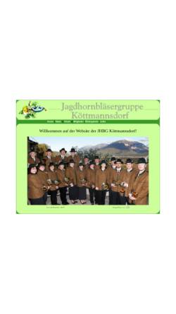 Vorschau der mobilen Webseite www.jagdhornblaeser-koettmannsdorf.at, Jagdhornbläsergruppe Köttmannsdorf