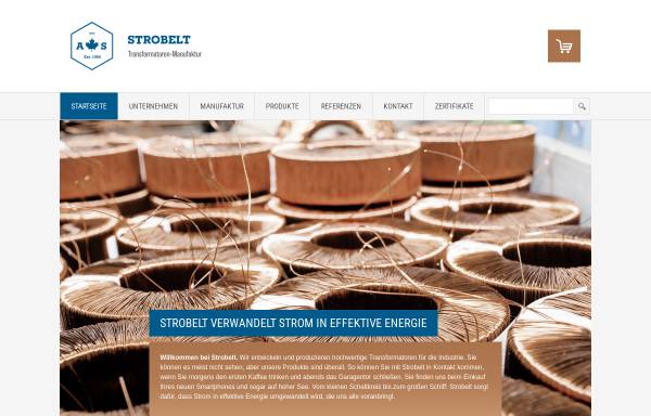 Vorschau von www.strobelt-gmbh.de, Adolf Strobelt GmbH Elektromechanische Werkstätten