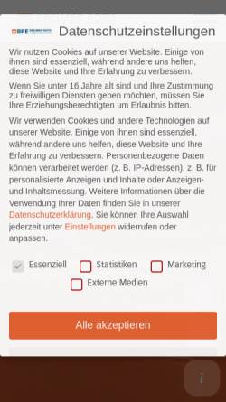 Vorschau der mobilen Webseite www.bre-trafo.com, Breimer-Roth GmbH