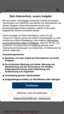 Vorschau der mobilen Webseite www.elektropraktiker.de, Fachportal für Elektrofachkräfte in Handwerk und Industrie