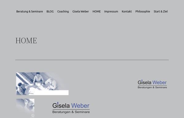 Vorschau von www.giselaweber.de, Gisela Weber - Beratungen und Seminare
