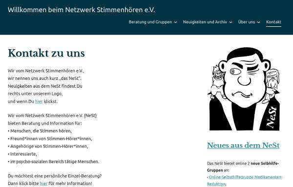 Vorschau von www.stimmenhoeren.de, Netzwerk Stimmenhören