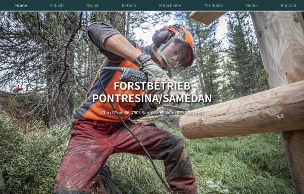 Forstbetrieb Pontresina Samedan Engadin