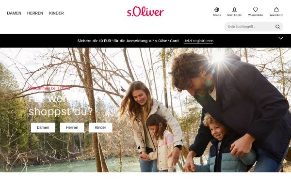 Vorschau von www.s.oliver-shop.de, s.Oliver, Bernd Freier GmbH & Co.KG