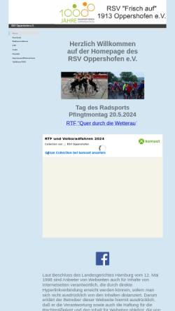 Vorschau der mobilen Webseite www.rsv-oppershofen.de, RSV Oppershofen