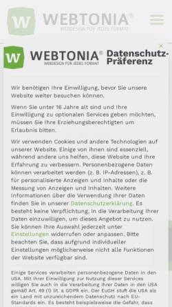Vorschau der mobilen Webseite www.kroner.de, Werbeagentur plot.tec