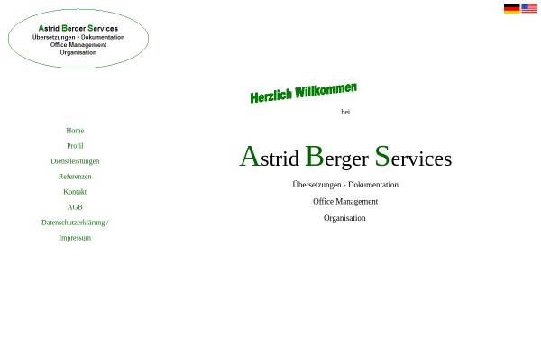 Vorschau von www.abs-berger.de, Astrid Berger Services