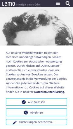Vorschau der mobilen Webseite www.dhm.de, Biographie: Ernst Barlach, 1870-1938