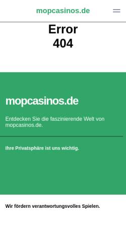 Vorschau der mobilen Webseite www.mopshop.de, Mop-Shop Zweirad Groß- und Einzelhandels GmbH