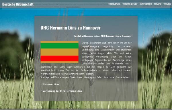 Vorschau von www.dhg-hannover.de, DHG Hannover Hermann Löns
