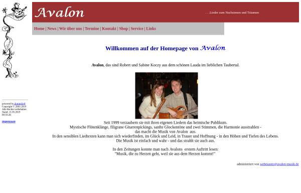 Vorschau von www.avalon-musik.de, Avalon