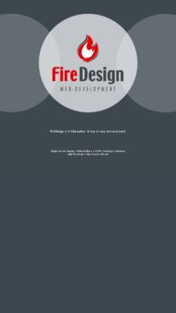 Vorschau der mobilen Webseite www.firedesign.de, FireDesign - Oliver Noack und Ralph von der Heyden GbR