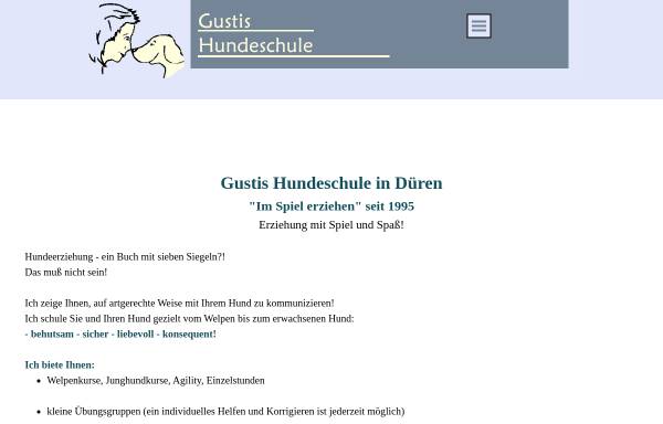 Vorschau von www.gustis-hundeschule.de, Gustis Hundeschule