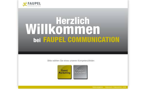Vorschau von www.faupel-communication.de, Faupel Communication GmbH