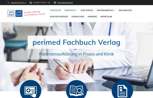Vorschau von www.perimed.de, perimed Fachbuch Verlag Dr. med. Straube GmbH