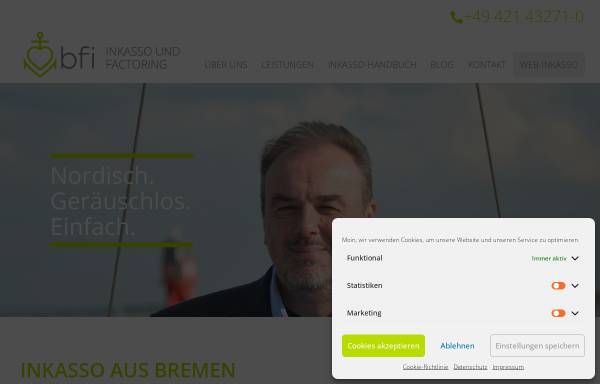 Vorschau von www.bfi-inkasso.de, Bremer Factoring und Inkasso-Kontor GmbH