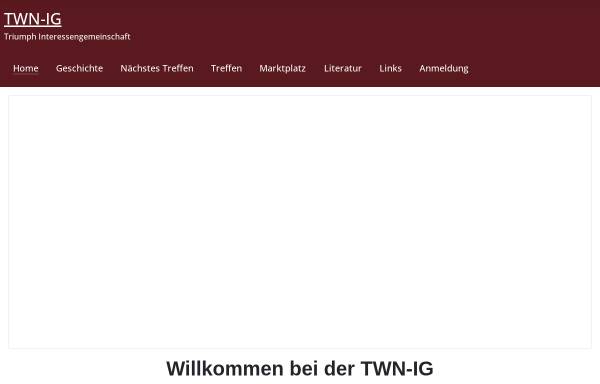Vorschau von www.twn-ig.de, TWN Zweirad IG