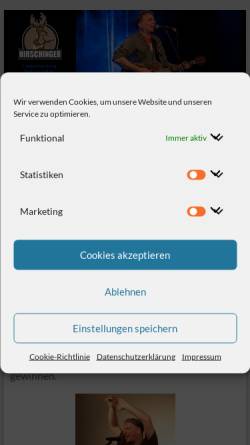Vorschau der mobilen Webseite www.hirsches.de, Hirsches