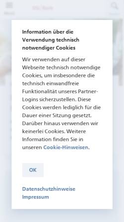 Vorschau der mobilen Webseite www.dslbank.de, DSL Bank