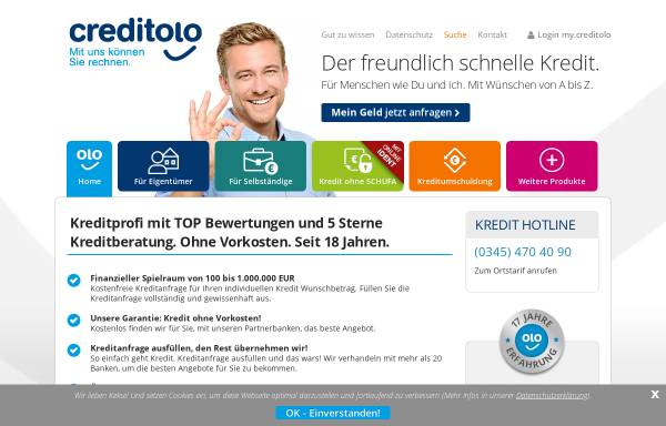 Vorschau von www.creditolo.de, creditolo GmbH