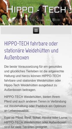 Vorschau der mobilen Webseite hippo-tech.de, Hippo-Tech