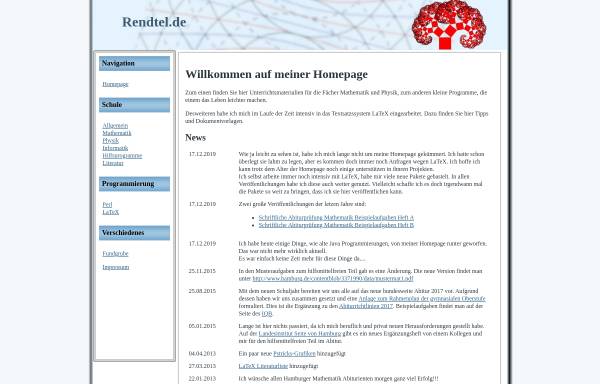 Vorschau von www.rendtel.de, Rendtel.de: Unterrichtsmaterialien