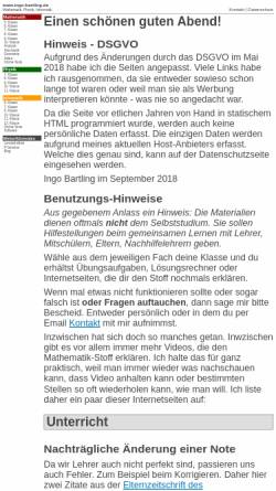 Vorschau der mobilen Webseite www.lern-coach.de, Unterrichtsmaterialien für Mathematik, Physik, Informatik