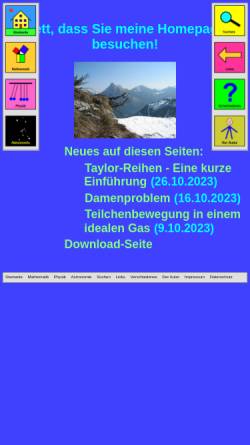 Vorschau der mobilen Webseite www.walter-fendt.de, Walter Fendt