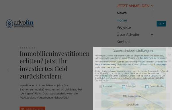 AdvoFin Prozessfinanzierung AG