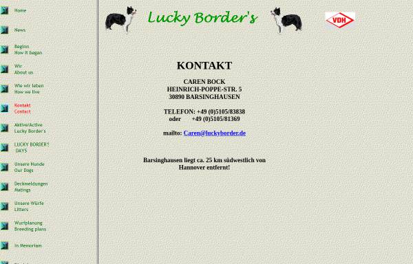 Vorschau von www.luckyborder.de, Lucky Border's