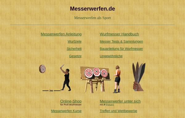 Vorschau von www.messerwerfen.de, Messerwerfen.de