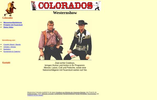 Vorschau von www.die-colorados.de, Westernshow Colorados