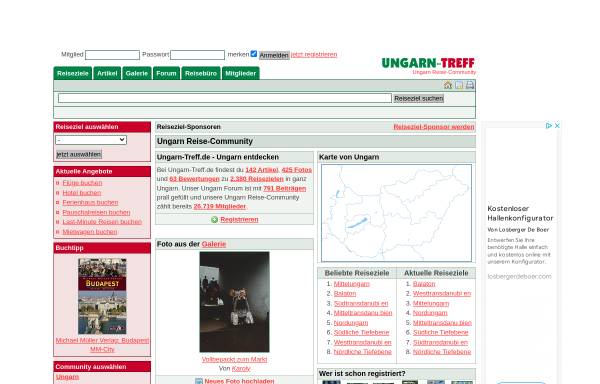 Vorschau von www.ungarn-treff.de, Ungarn-Treff.de