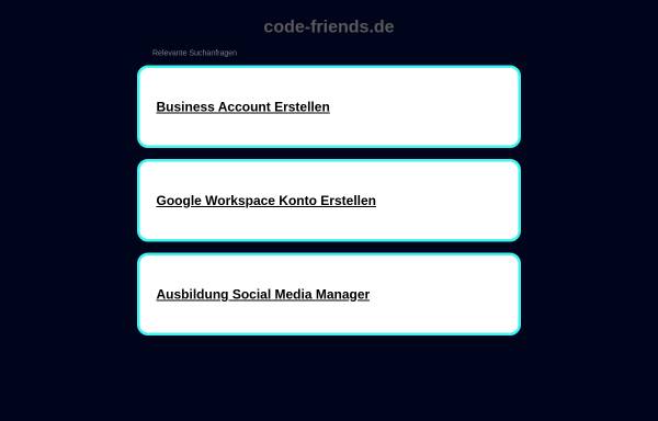 Vorschau von www.code-friends.de, Code-Friends.de