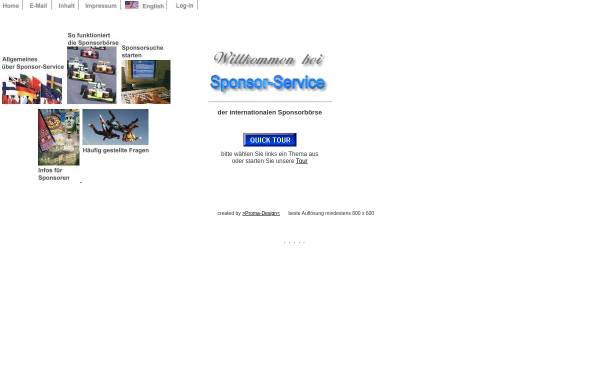 Vorschau von www.sponsor-service.de, Sponsor Service - Promanet Ltd.