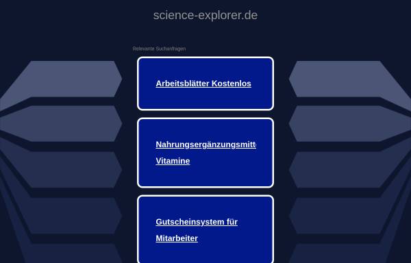 Vorschau von www.science-explorer.de, Science Explorer