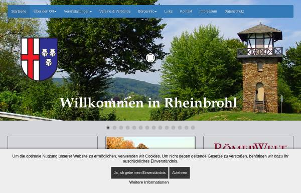 Vorschau von www.rheinbrohl.de, Rheinbrohl
