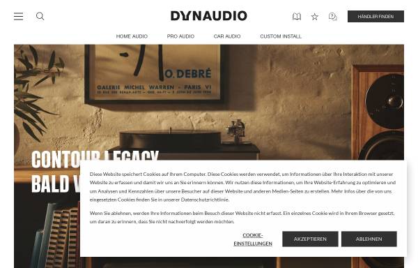 Vorschau von www.dynaudio.de, Dynaudio International GmbH