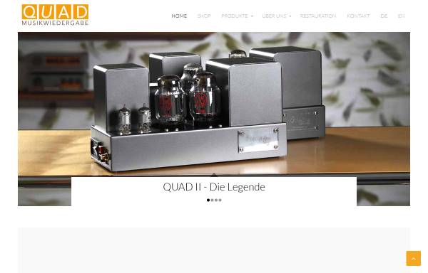 Vorschau von www.quad-musik.de, QUAD Musikwiedergabe GmbH