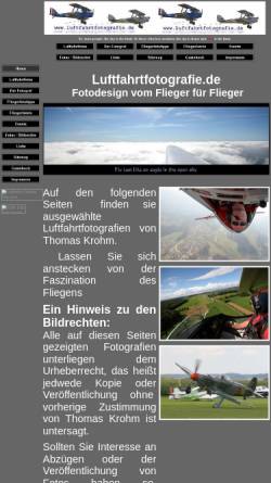 Vorschau der mobilen Webseite www.luftfahrtfotografie.de, Luftfahrtfotografie.de