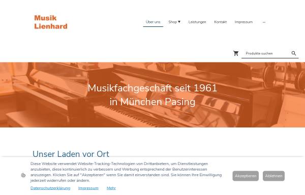 Vorschau von www.musik-lienhard.de, Musik Lienhard