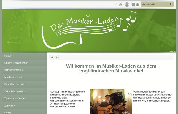 Vorschau von www.musiker-laden.de, Vogtline.Com, Michael Sobkowiak