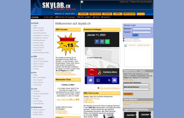 Vorschau von www.skylab.ch, Skylab.ch