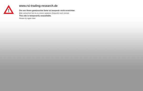 Vorschau von www.rsi-trading-research.de, RSI Trading-Research, Inh. Rene Stiefenhofer