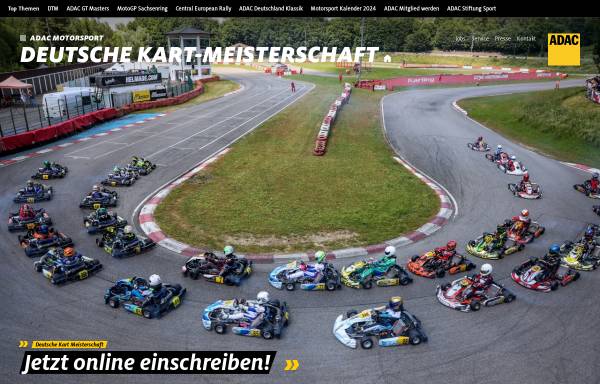 Vorschau von www.kart-dm.de, Deutschen Kart Meisterschaft