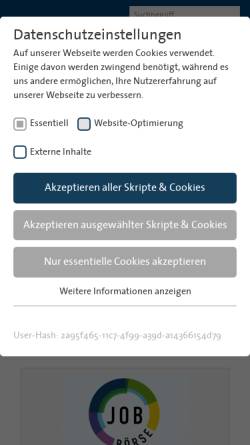 Vorschau der mobilen Webseite www.st-franziskus-stiftung.de, Hospitalgesellschaften der Mauritzer Franziskanerinnen, Münster